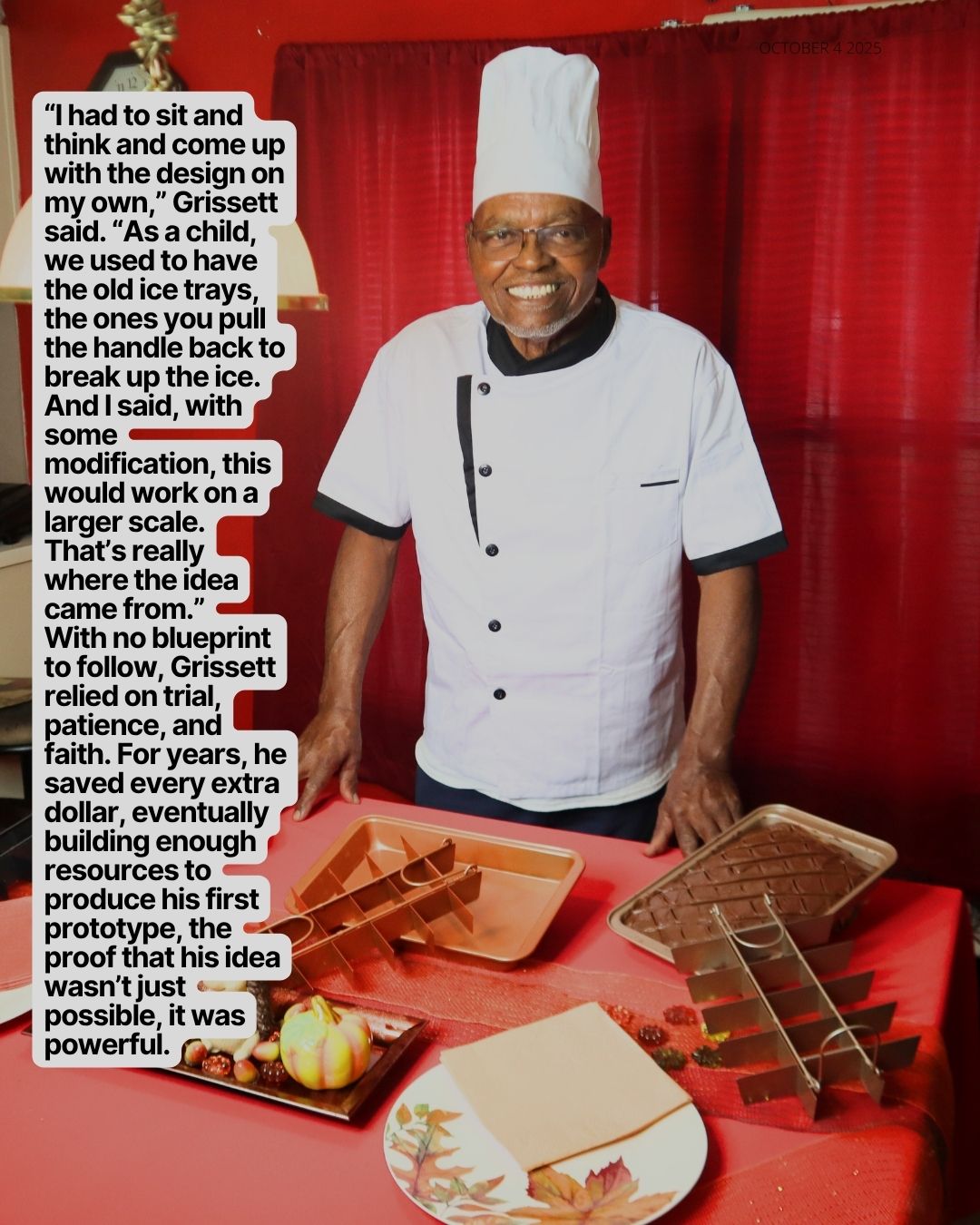 The ice tray inspiration and Bobby's creative process